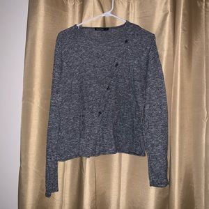 Great Long Sleeve Asymmetrical Knit Top